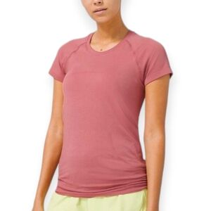 Lululemon Swiftly Tech Short Sleeve T-Shirt Brier Rose Pink Size 2